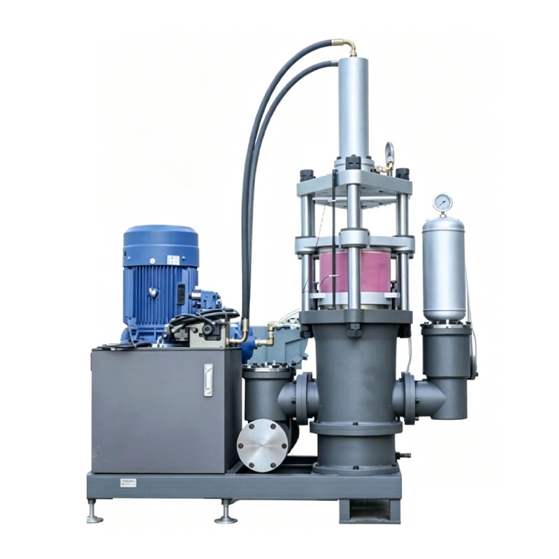 Pompă hidraulică hidraulică cu piston inversat prin inducție pentru filtru presă